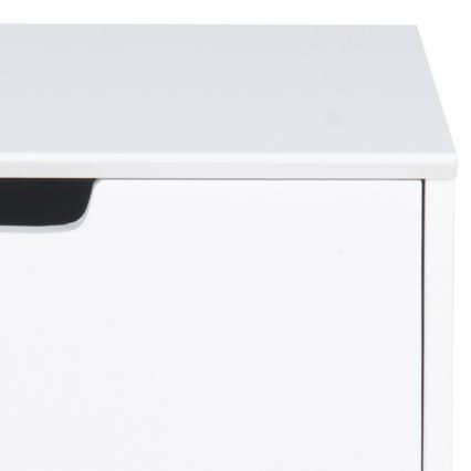 CARLY bedside table in white