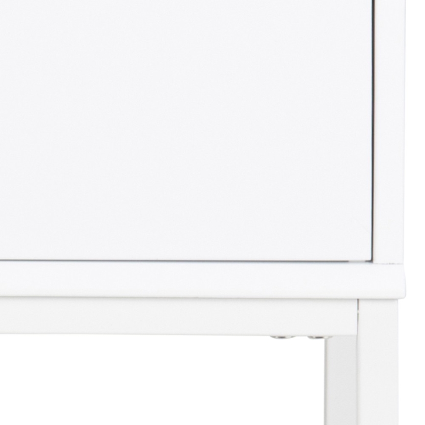 CARLY bedside table in white