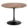 CARMELO Dining Table 75x100 cm, Black/Brown
