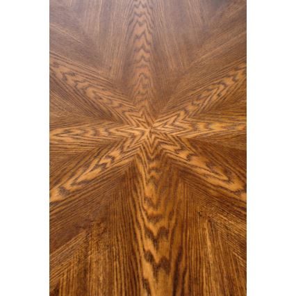 CARMELO Dining Table 75x100 cm, Black/Brown