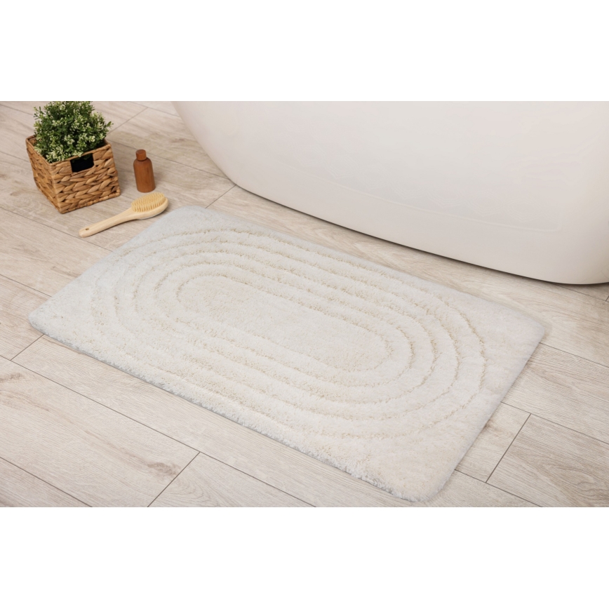 CARMEN Bath Mat 50 x 80 cm, Cream