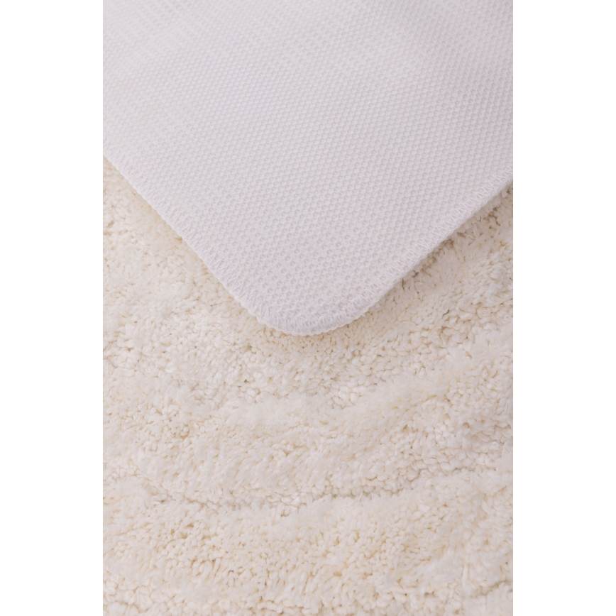 CARMEN Bath Mat 50 x 80 cm, Cream
