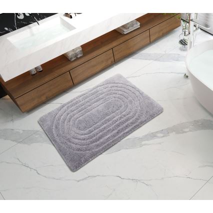 CARMEN Bath Mat 50x80 cm Grey