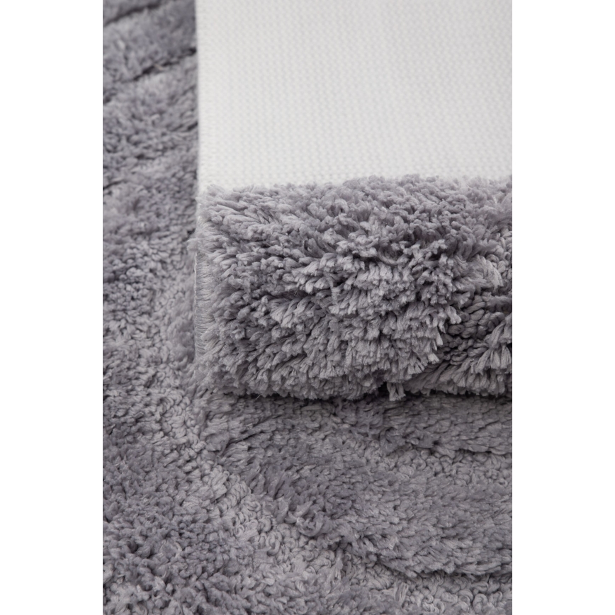 CARMEN Bath Mat 50x80 cm Grey