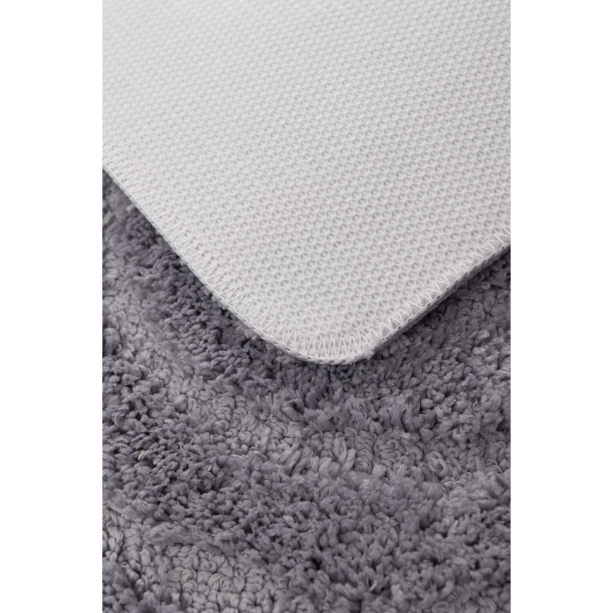 CARMEN Bath Mat 50x80 cm Grey