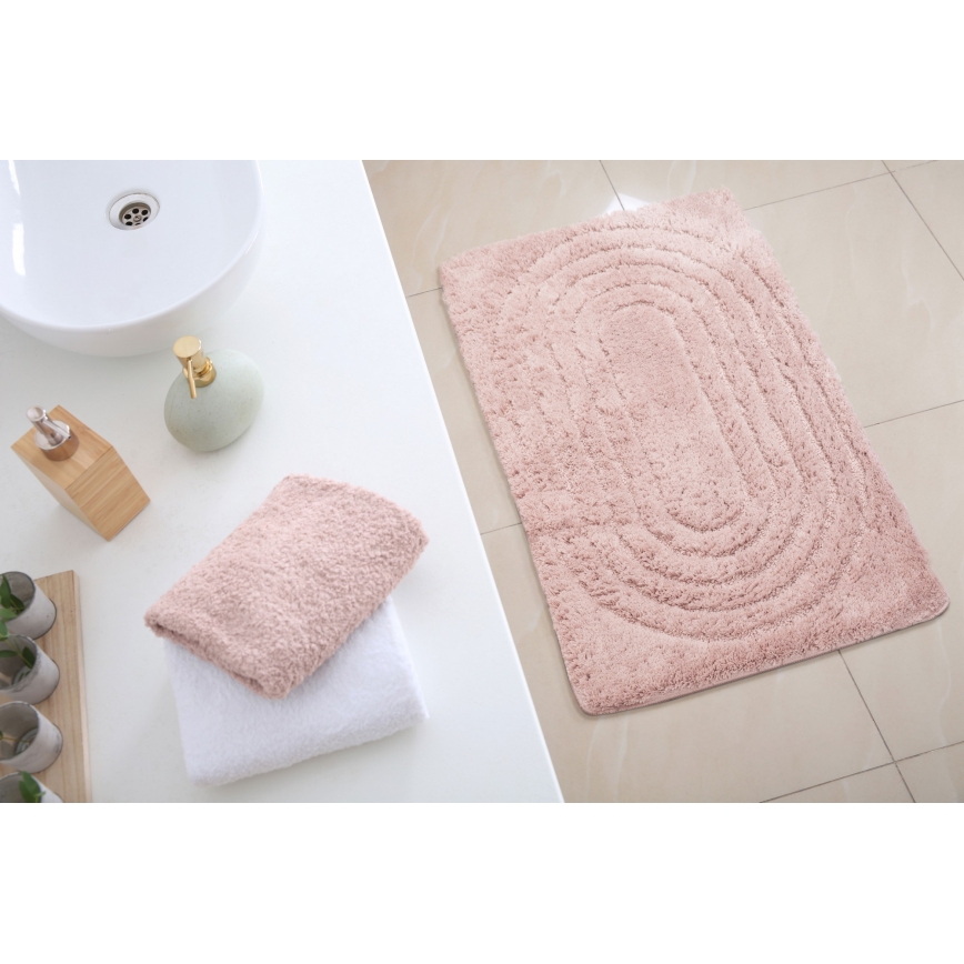 CARMEN Bath Mat 50x80 cm, Pink