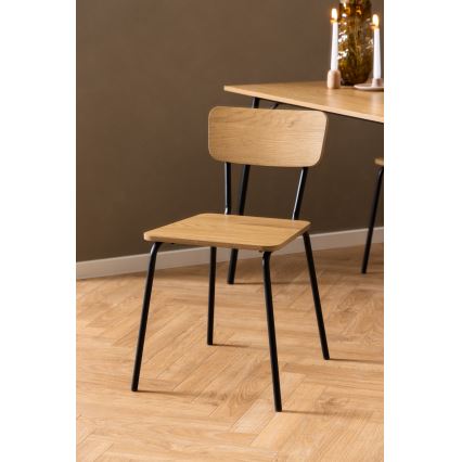 CARYS Dining Chair, 1 pc, Oak