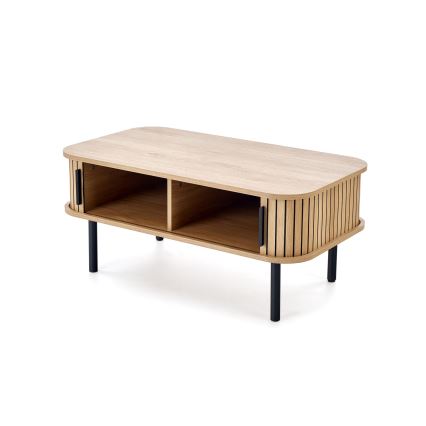 CASA Coffee Table 90 x 50 cm Brown/Black
