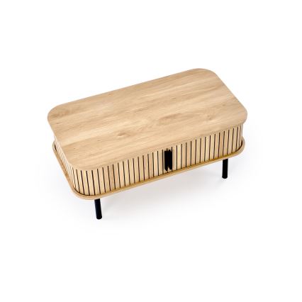 CASA Coffee Table 90 x 50 cm Brown/Black