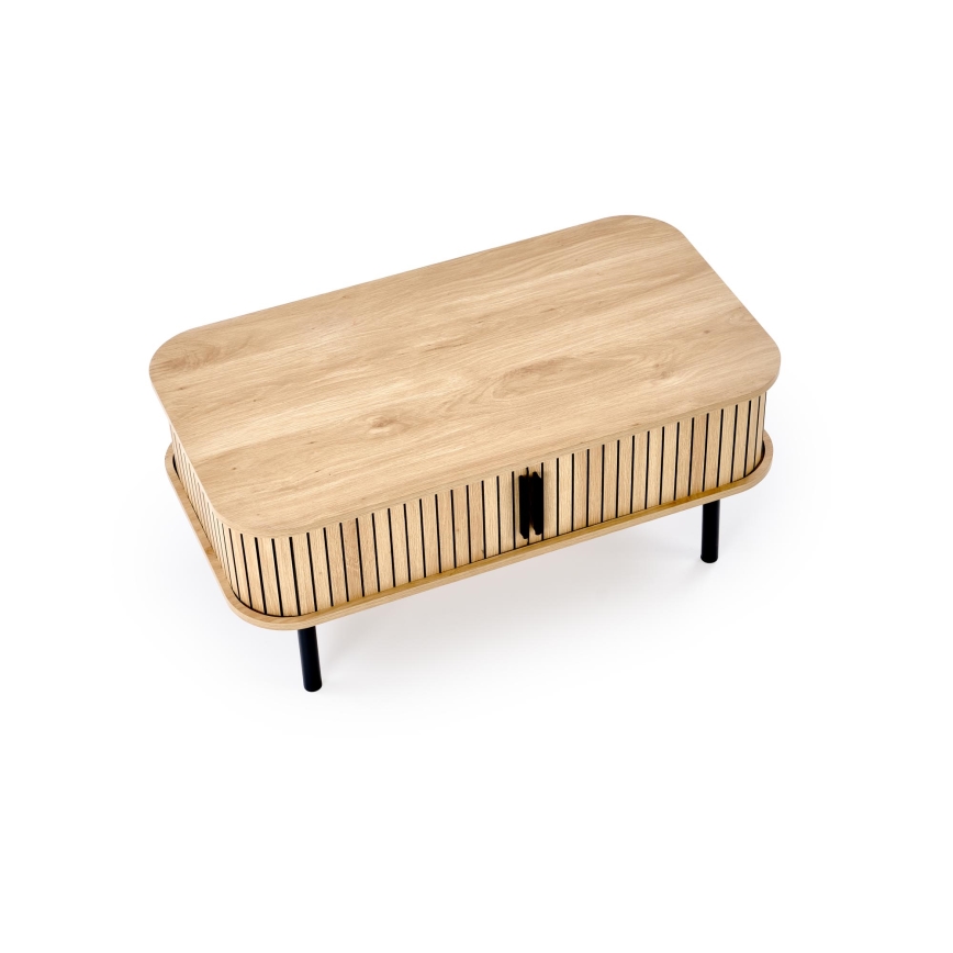 CASA Coffee Table 90 x 50 cm Brown/Black