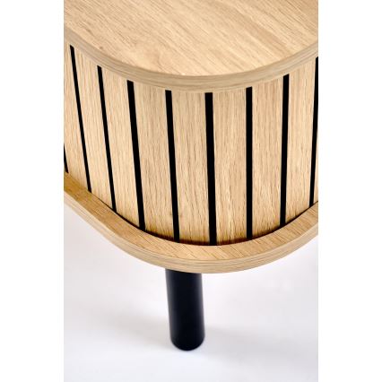 CASA Coffee Table 90 x 50 cm Brown/Black