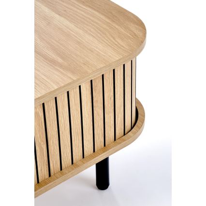 CASA Coffee Table 90 x 50 cm Brown/Black