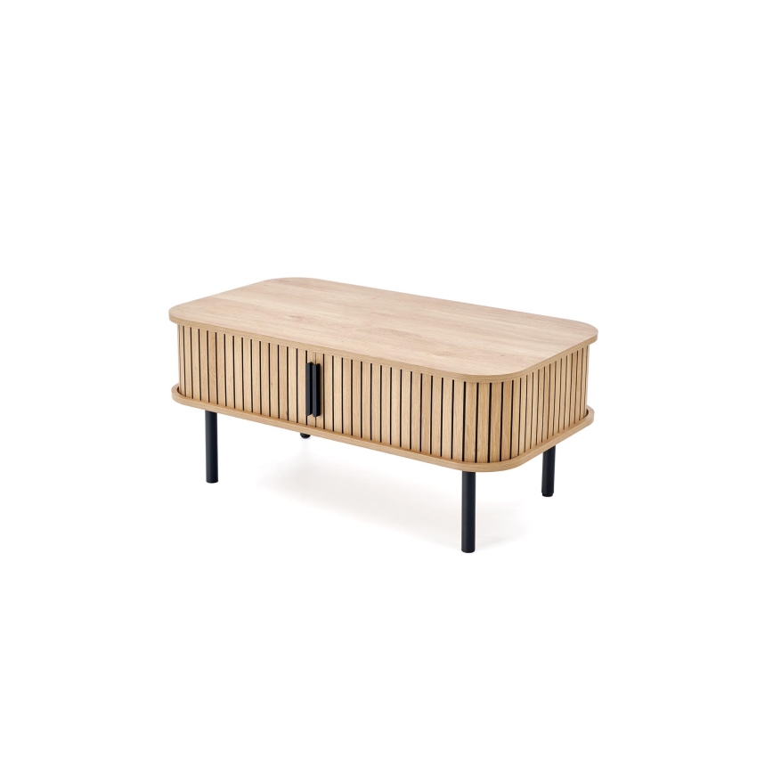 CASA Coffee Table 90 x 50 cm Brown/Black