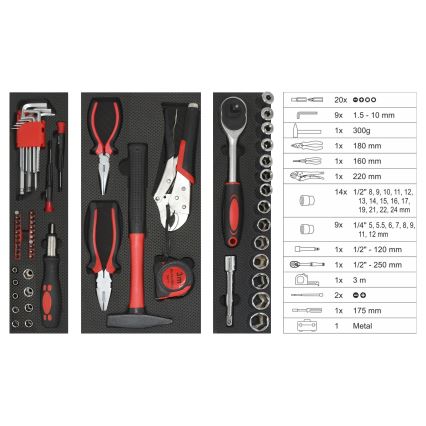 Case with tools 63 pcs