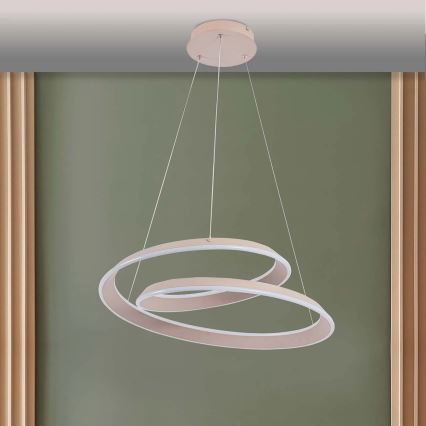 CASHMERE LED Cable Pendant, 75W/230V, Ø 60 cm, White