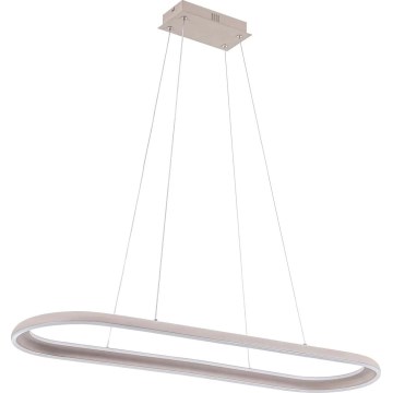 CASHMERE LED cable-suspended chandelier LED/80W/230V 30x100 cm White