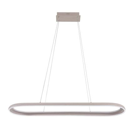 CASHMERE LED cable-suspended chandelier LED/80W/230V 30x100 cm White