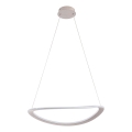 CASHMERE LED pendant light on cable, LED/40W/230V, Ø 59.5 cm, white