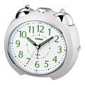 Casio - Alarm clock 1xLR14 white/shiny chrome