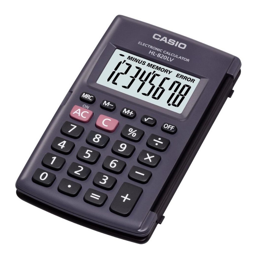 Casio - Pocket calculator 1xLR54 grey