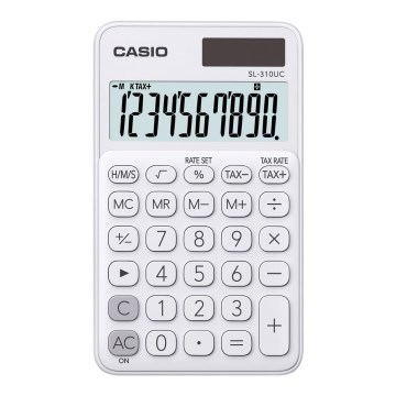 Casio - Pocket calculator 1xLR54 white
