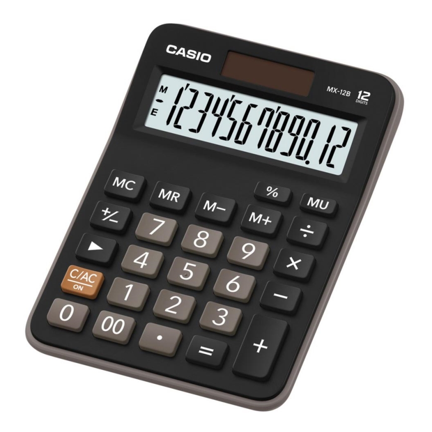 Casio - Table calculator 1xLR1130 black
