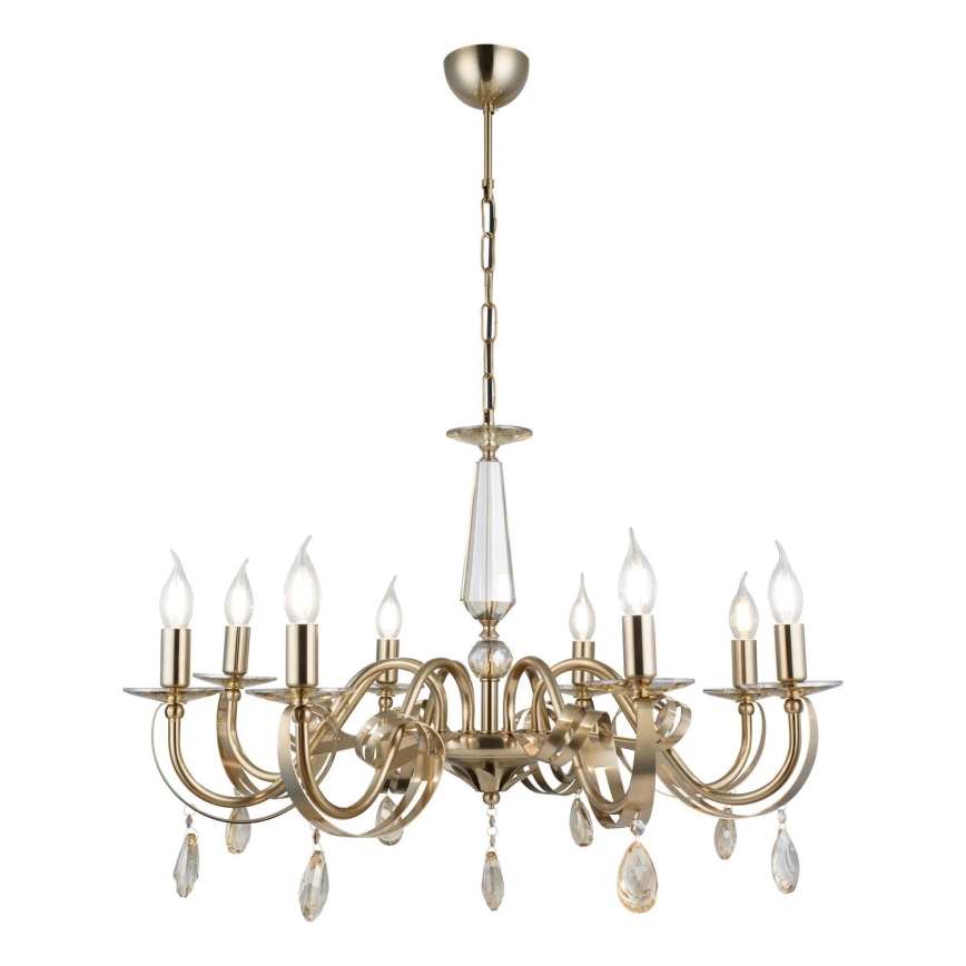CASTRO Gold Chain Pendant Light 8xE14/40W/230V