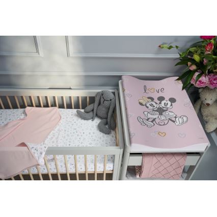 CebaBaby - Changing mat bilateral COSY DISNEY 50x70 cm pink