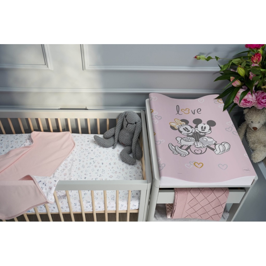 CebaBaby - Changing mat bilateral COSY DISNEY 50x70 cm pink