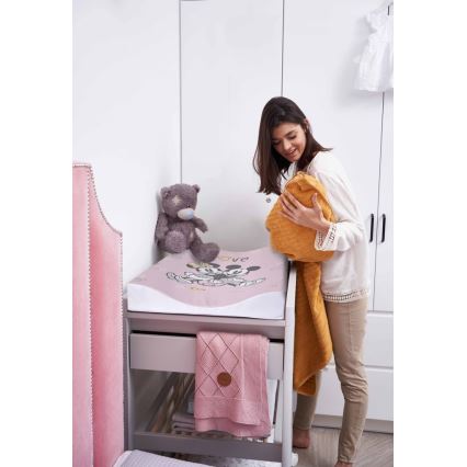 CebaBaby - Changing mat bilateral COSY DISNEY 50x70 cm pink