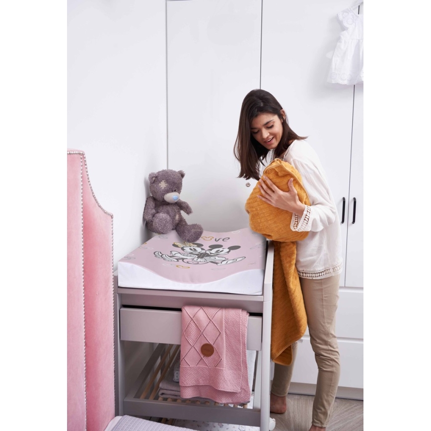 CebaBaby - Changing mat bilateral COSY DISNEY 50x70 cm pink