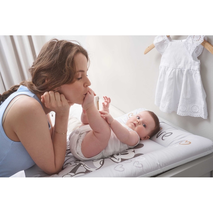 CebaBaby - Changing mat triangular DISNEY Disney 50x70 cm grey