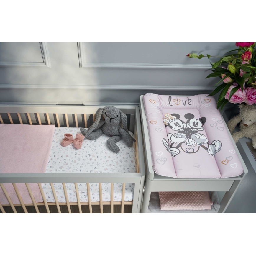 CebaBaby - Changing mat triangular DISNEY Disney 50x70 cm pink