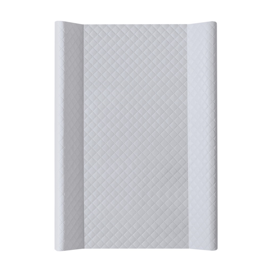 CebaBaby - Changing mat with fixed board bilateral COMFORT 50x70 cm grey