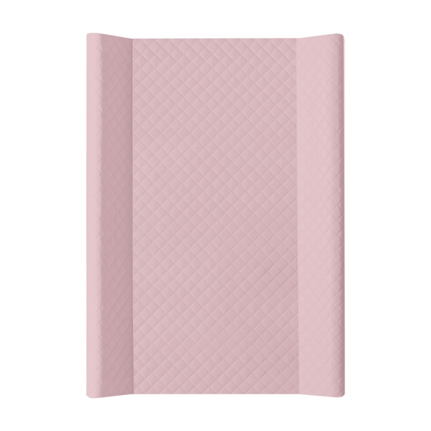 CebaBaby - Changing mat with fixed board bilateral COMFORT 50x70 cm pink