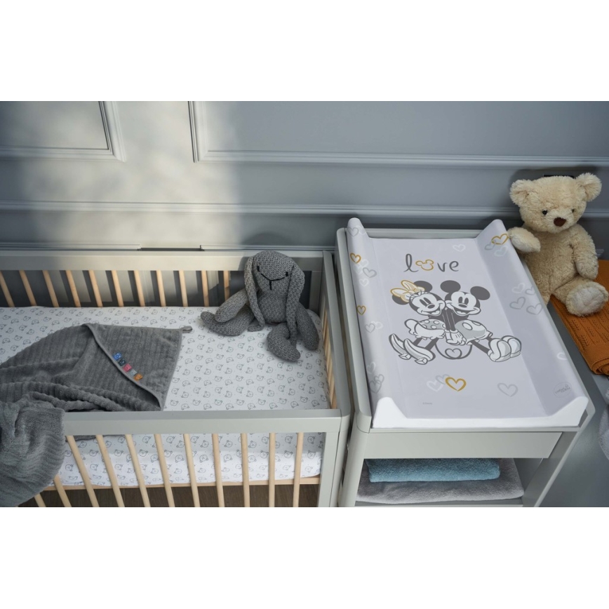 CebaBaby - Changing mat with fixed board bilateral DISNEY 50x70 cm grey