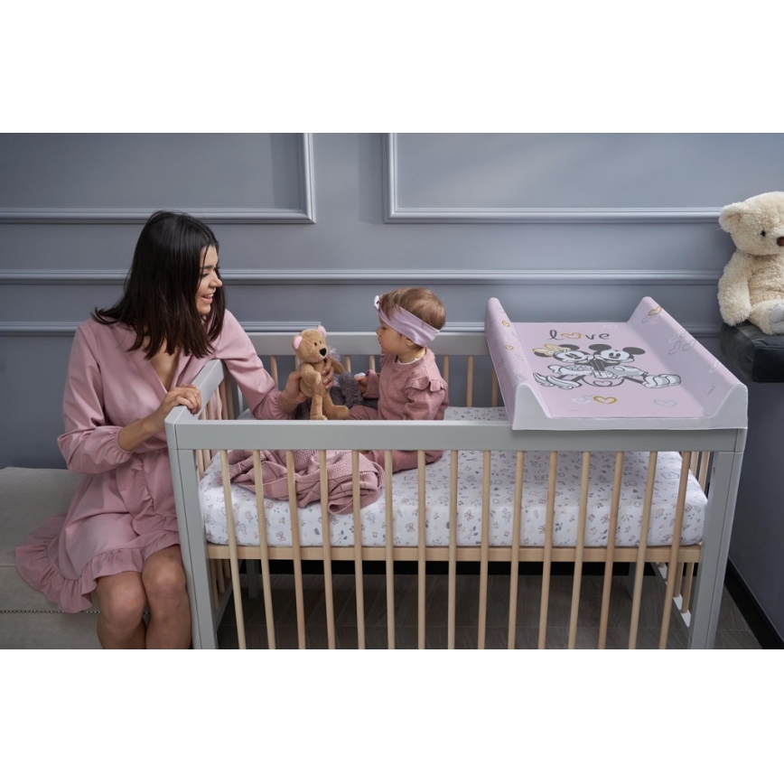CebaBaby - Changing mat with fixed board bilateral DISNEY 50x70 cm pink