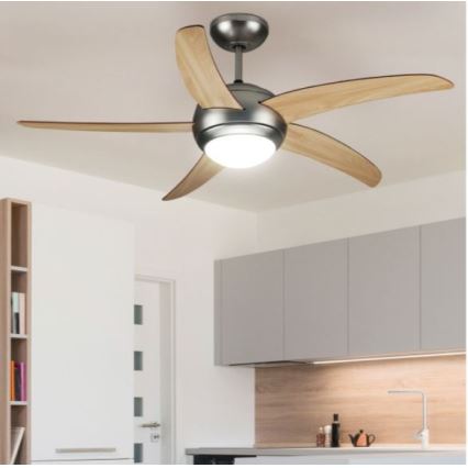 Ceiling fan 2xE27/20W/230V d. 132 cm + remote control