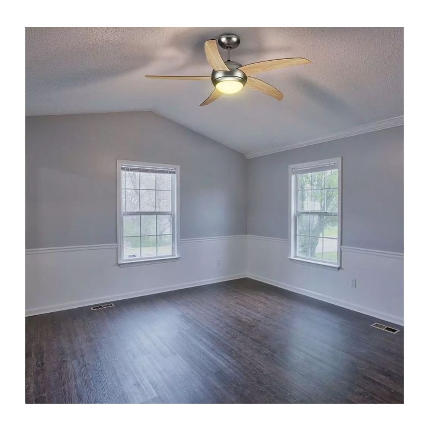 Ceiling fan 2xE27/20W/230V d. 132 cm + remote control