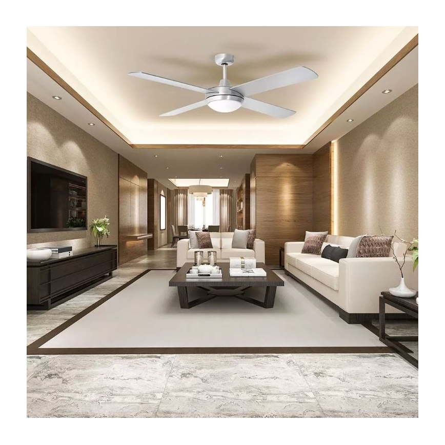 Ceiling fan 2xE27/20W/230V + RC