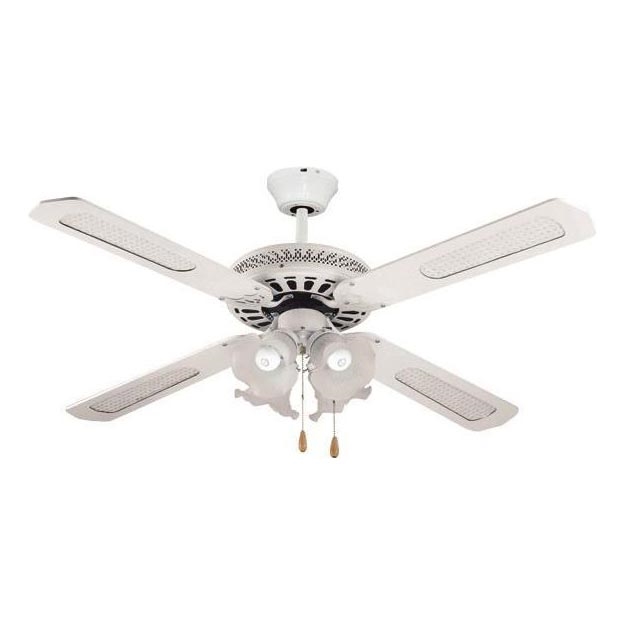 Ceiling fan 4xE27/70W/230V d. 132 cm white