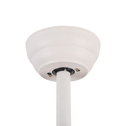 Ceiling fan d. 132 cm beige/white + remote control
