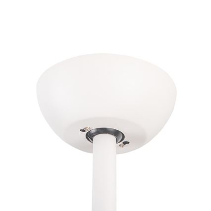Ceiling fan d. 132 cm IP44 white + remote control