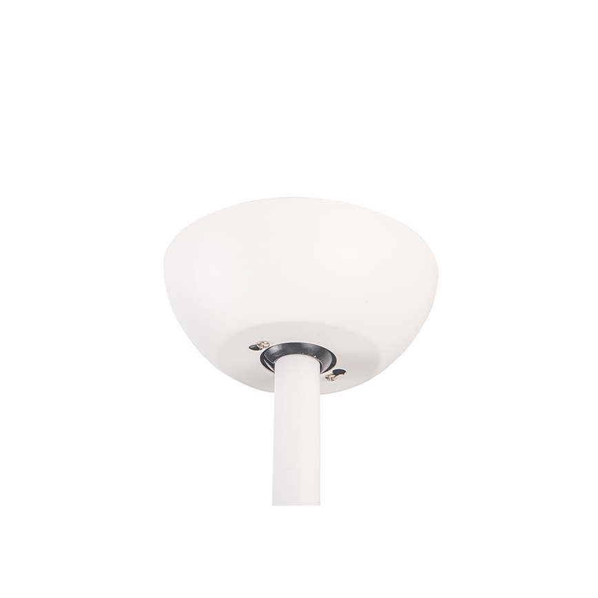 Ceiling fan d. 132 cm IP44 white + remote control