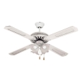 Ceiling fan with 4× E27 fittings, max. 70W per lamp, 230V, Ø 132 cm, white