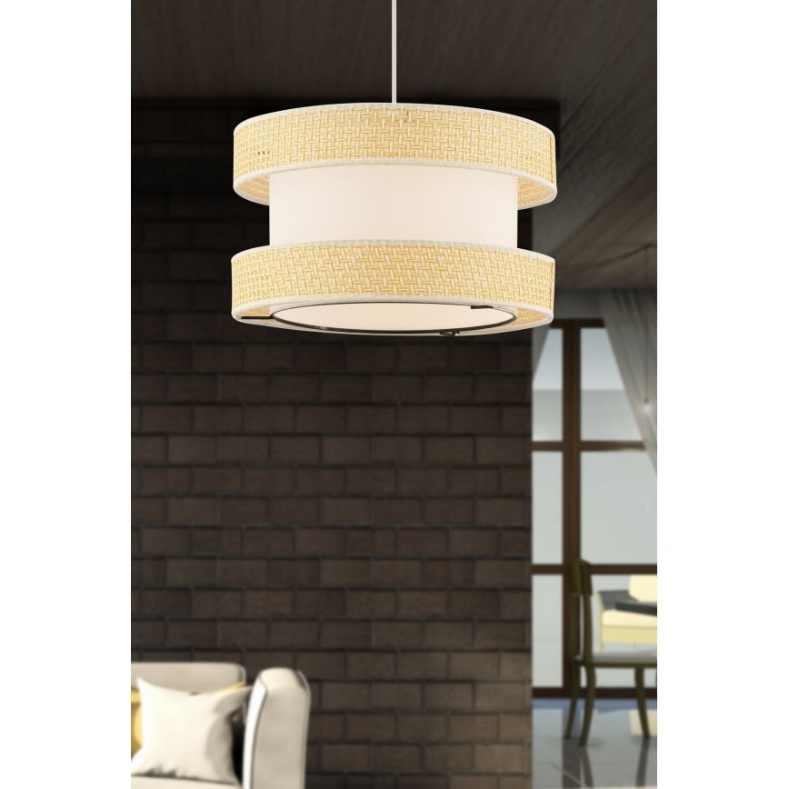 Ceiling Lamp HALO 1xE27/60W/230V cream/beige