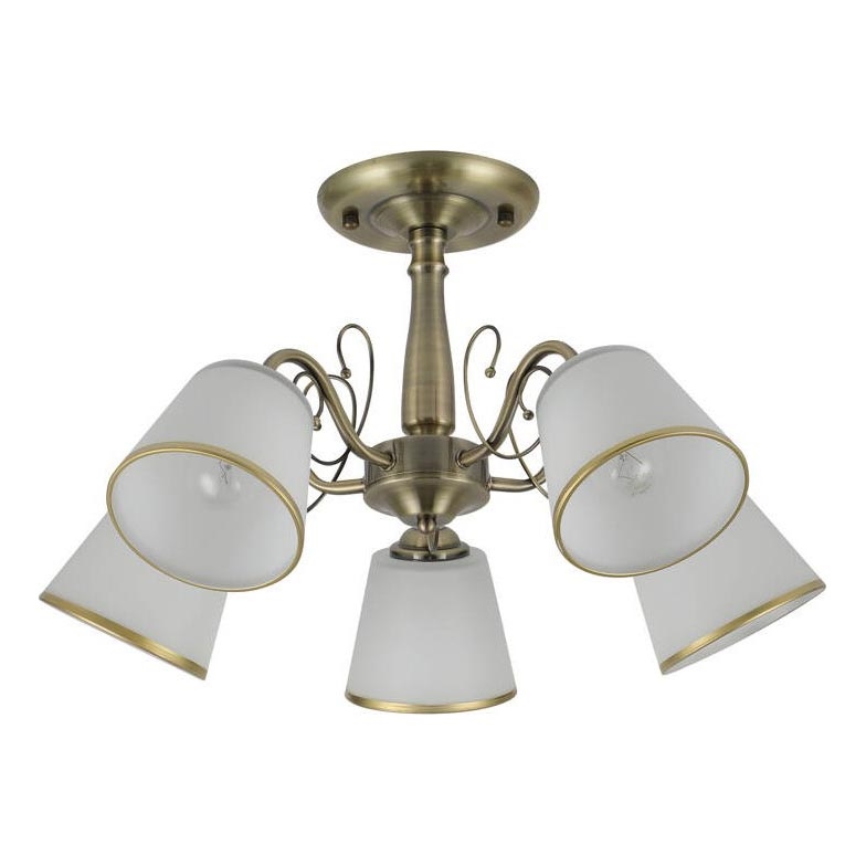 Ceiling lamp LOSANNA 5xE14/40W/230V brass