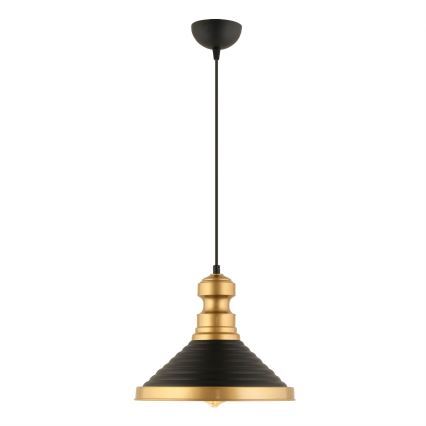 Ceiling lamp MONZA 1xE27/40W/230V diameter 30 cm black/gold