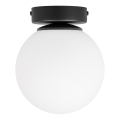 Ceiling lamp MOONLIGHT 1xE27/15W/230V Ø 16 cm black