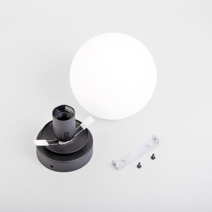 Ceiling lamp MOONLIGHT 1xE27/15W/230V Ø 16 cm black
